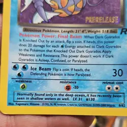 Pokemon Wotc Promo Dark Gyarados Prerelease Holo Card 8/82 English 2000 - Image 2