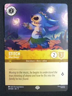 Stitch Alien Dancer 207/204 Foil - Lorcana Card #130 - Image 1