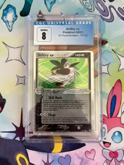 CGC 8 Shiftry ex 97/108 ex Power Keepers Pokemon Card - Image 1