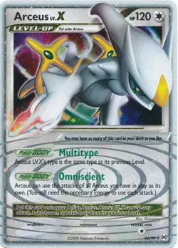 Pokemon Platinum Arceus 94/99 Ultra Rare Card - Arceus LV.X - Image 1
