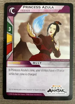 Quickstrike Avatar The Last Airbendet CCG Promo Cards Princess Azula In Breach - Image 2