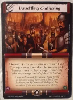 L5R CCG Ivory Edition Unsettling Gathering Original Card Sketch Art Britt Morgan - Image 3