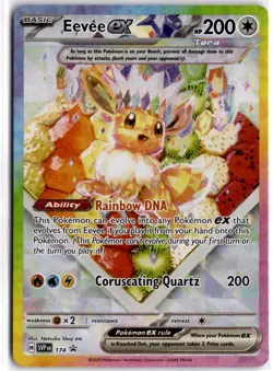 SV: Scarlet & Violet Promo Cards #174 Eevee ex NM - Image 1