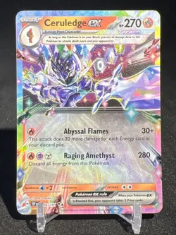 Ceruledge EX 36/191 Surging Sparks Pokemon Card 2024 TCG Ultra Rare Collectible - Image 1