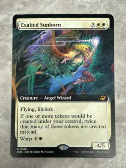 MTG Exalted Sunborn (Extended Art) Edge of Eternities Regular - Image 1