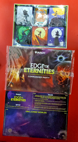 MTG Magic The Gathering Edge of Eternities Commander Party Official Promo items - Image 1