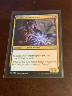 Magic the Gathering Mind vs Might Goblin Electromancer - Image 1