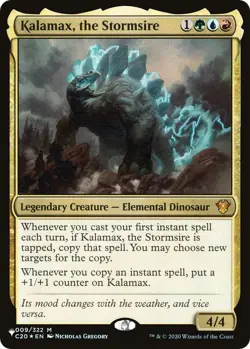NM Kalamax, the Stormsire, MTG, The List, Magic the Gathering, 9 - Image 1