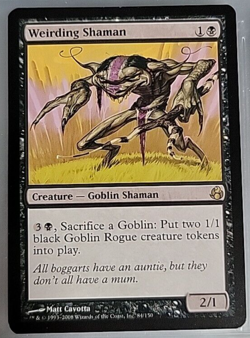 MTG Weirding Shaman Morningtide 84/150 Regular Rare - Image 1