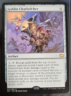 MTG Goblin Charbelcher Duel Decks: Merfolk vs. Goblins 57/63 Regular Rare - Image 1