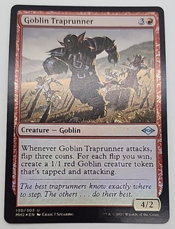 MTG Modern Horizons 2 Goblin Traprunner Foil MH2 130/303 U - Image 1