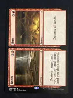 1x Boom Bust (156) Time Spiral: Remastered LP MTG Magic the Gathering x1 MKE - Image 1