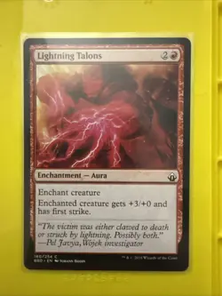 Lightning Talons - Battlebond #180/254 MTG Magic The Gathering - Image 1