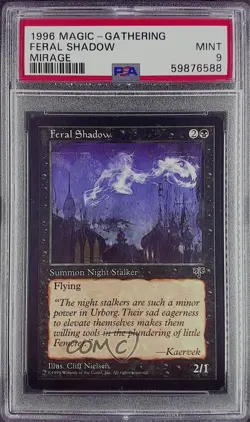 Feral Shadow Magic: Mirage PSA 9 MINT 1996 - Image 1