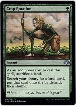 MTG Dominaria Remastered Crop Rotation (Uncommon) - Image 1