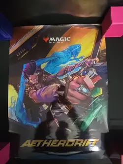 Magic the Gathering MTG Aetherdrift Foil Promo Poster - Image 1
