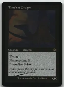 Timeless Dragon (Retro Frame) (Foil Etched) foil R Modern Horizons 2 388 LP - Image 1