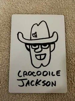 MTG Magic Managorger Hydra x1 Signed Proof Secret Lair SLD Crocodile Jackson - Image 2