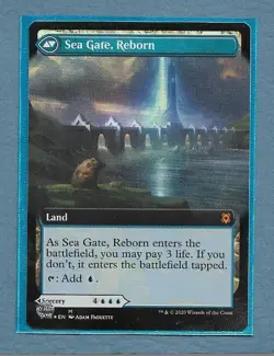 #10 Sea Gate Restoration Extended Art Foil (ZNR) #333 Near Mint Never Played MTG - Image 2