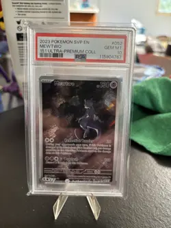 2023 POKEMON SVP EN-SV BLACK STAR PROMO 151 ULTRA-PREM COLL #052 MEWTWO PSA 10 - Image 1
