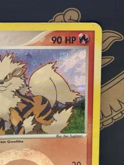 Pokemon TCG: 2004 EX FireRed & LeafGreen Arcanine 18/112 Reverse Holo MP - Image 2