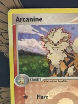 Pokemon TCG: 2004 EX FireRed & LeafGreen Arcanine 18/112 Reverse Holo MP - Image 3