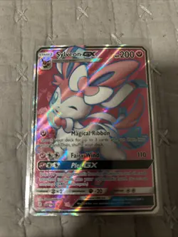 Pokemon TCG Sylveon GX Full Art #140/145 Guardians Rising Ultra Rare - Image 1