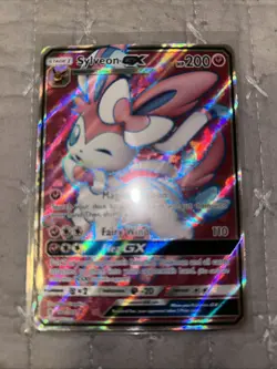 Pokemon TCG Sylveon GX Full Art #140/145 Guardians Rising Ultra Rare - Image 3