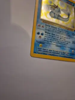Pokemon TCG Jungle - Vaporeon 12/64 - Holo Unlimited Holo Rare - LP 1999 (R) - Image 2