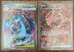 Pokemon Phantasmal Flames UPC MEGA Charizard & Oricorio EX #23 & #24 Promos NM - Image 1