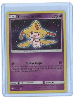 Shining Jirachi 42/73 Sun & Moon Shining Legends NM Pokemon - Image 1