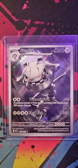 Steelix 150/132 Mega Evoloutions Illustration Rare Pokemon TCG - Image 1