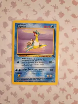 Lapras 25/62 Fossil Unlimited Rare Pokemon TCG - Image 1