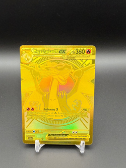 Pokemon TCG Mega Charizard X EX 130/94 Gold Phantasmal Flames Hyper Rare - Image 1