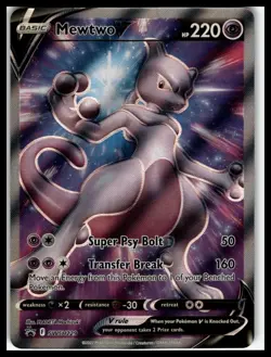 Mewtwo V Pokemon SWSH229 Sword & Shield Black Star Promo 2022 - Image 1