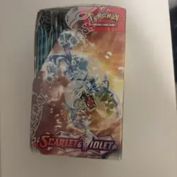 Pokemon Scarlet and Violet Base Set Half Booster box, 18x sealed booster packs - Image 2