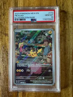 POKEMON TCG - ENGLISH 151 - PIKACHU 173/165 - PSA 10 - Image 1
