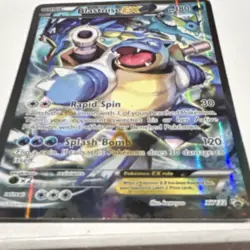 Pokemon TCG Blastoise EX XY122 Promo Holo Rare XY English - Image 2