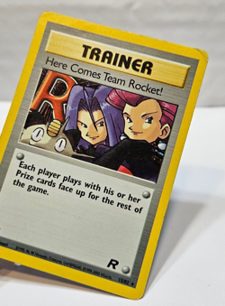 Here Comes Team Rocket! 15/82 Holo Rare Unlimited Team Rocket Pokemon 805 - Image 4