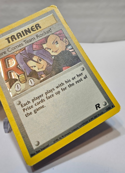 Here Comes Team Rocket! 15/82 Holo Rare Unlimited Team Rocket Pokemon 805 - Image 5