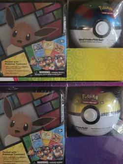 Pokemon TCG: Eevee Collector's Treasure Chest with 2 Poke Ball Tins 3-Pack 2 Lot 820650101373 - Image 3