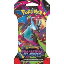 Pokemon TCG Mega Evolution Phantasmal Flames Sleeved Booster Pack (LOT OF 50) - Image 1