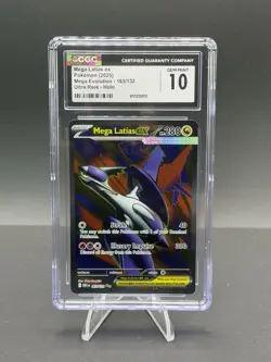 CGC 10 Mega Latias EX 163/132 Ultra Rare Holo Mega Evolution Pokemon Gem Mint - Image 1