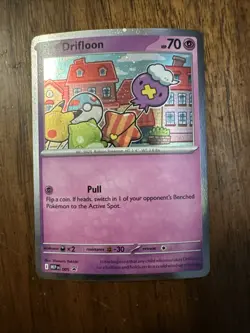 Pokemon TCG Drifloon 005 MEP ME01: Mega Evolution Black Star Promo Near Mint - Image 1