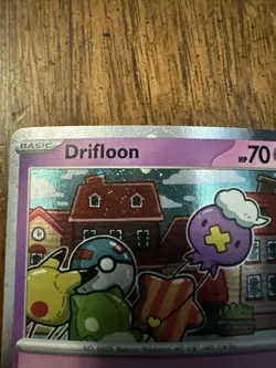 Pokemon TCG Drifloon 005 MEP ME01: Mega Evolution Black Star Promo Near Mint - Image 3