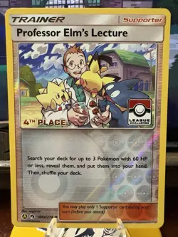 Professor Elm's Lecture - 188a/214 - 4th Place - Pokemon League Challenge NM - Image 1