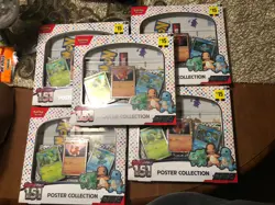 Pokemon TCG Scarlet & Violet 151 Poster Collection Boxes NEW Sealed - Lot of 5x - Image 1