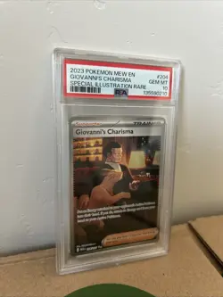 Pokemon SV Scarlet Violet 151 SIR Giovanni's Charisma 204/165 PSA 10 GEM MINT! - Image 2