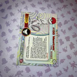 Mewtwo #150 - 2000 Topps Pokemon TV Animation Edition Series 3 Non Holo LP - Image 2
