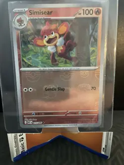 Simisear (Master Ball Pattern) 015/086 - Pokemon TCG White Flare Holo NM - Image 1